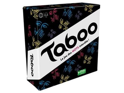 Jeu Taboo Nouvelle Edition, Francais - Mots a deviner - Fete, Ambiance, Soiree - Adultes et Ados - Set Jeu Societe et Carte