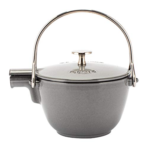 [ XgEu ] Staub Eh eB[|bg 16.5cm t z[[ ₩ IHΉ |bg Pg ۉ  1650018 Ot@CgO[ Round Teapot graphite grey [sAi]