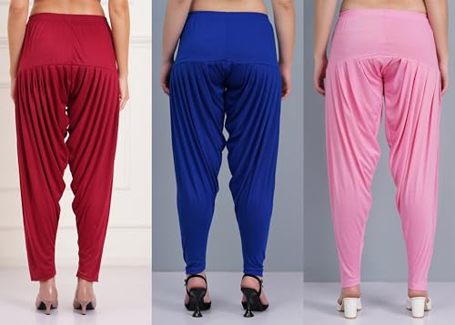 Image of Buy That Trendz Patiala Salwar for Women Relaxed Fit Viscose Patiyala Salwar Harem Bottom Pants