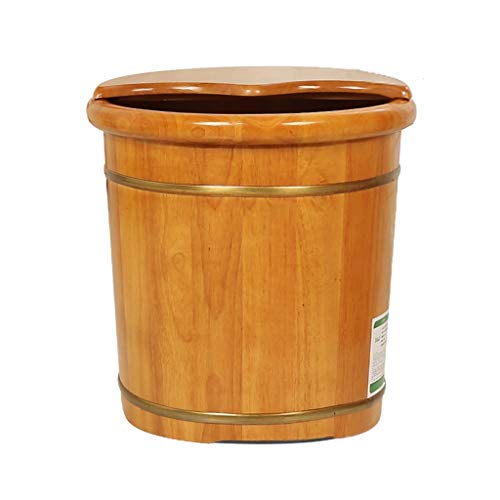 Bol de pédicure avec couvercle en bois de qualité supérieure et durable
