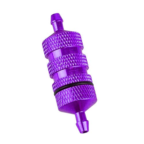 3Pcs Sharegoo Rc Aluminum Nitro Fuel Filter Compatible With Hsp Traxxas 1/8 1/10 Rc Nitro Car Buggy Truck,Purple #TOP5