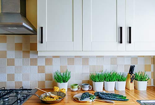 Image of Ravinte 60 Pack 3 Inch Square Cabinet Handles - Matte Black Pulls for Kitchen Drawers and Cabinets - Hardware Handles