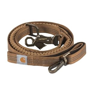 Carhartt Shock Absorbing Dog Leash Carhartt Brown/Brushed Brass