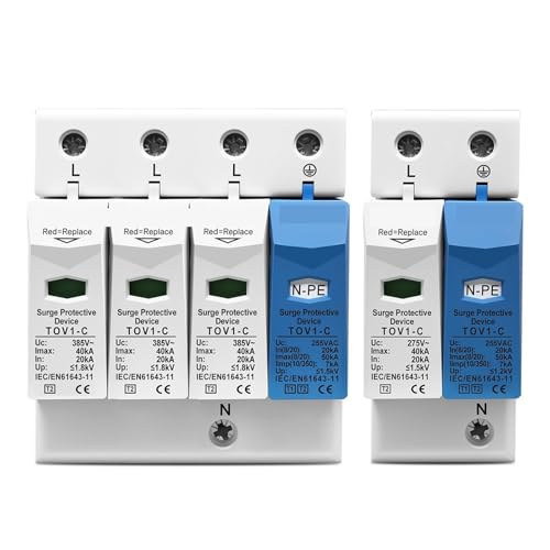 Dispositif AC SPD 1P NPE protégez votre maison connectée des variations