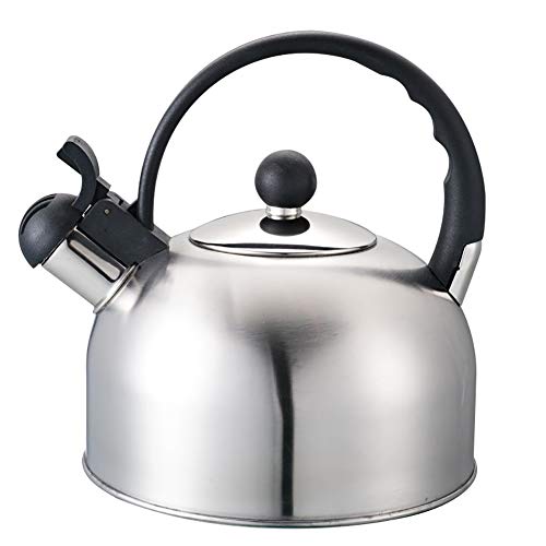 Flötenkessel, Pfeifender Teekessel, 304 Edelstahl, 2 l, Camping, Zuhause, Pfeife, Teekanne, Kochutensilien, Küche