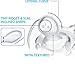 Chicco PhysioForma Light Day & Night Including Glow in Dark Pacifier for Babies 0-6m, Pink, Orthodontic Nipple, BPA-Free, 2-Count in Sterilizing Case