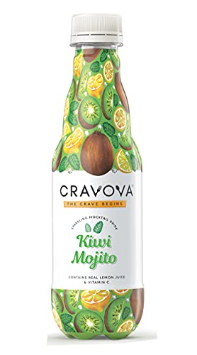 Image of CRAVOVA - THE CRAVE BEGINS Assorted Mocktail 300Ml Combo Of Classic, Green Apple, Watermelon, Peach, Classic Lemonade, Orange (Pack Of 12), Vegetarian
