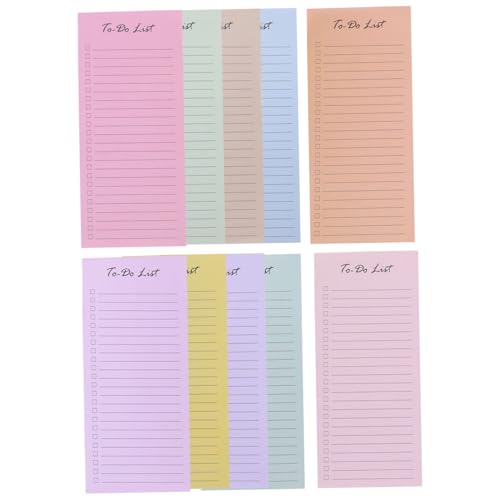 Carnet de tâches autocollant réutilisable KOMBIUDA en lot de 10 pièces