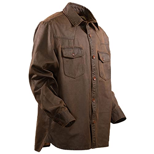 Outback Trading Company Men's Kennedy Canyonland Durable Waterproof Lightweight Casual Shirt Jacket2