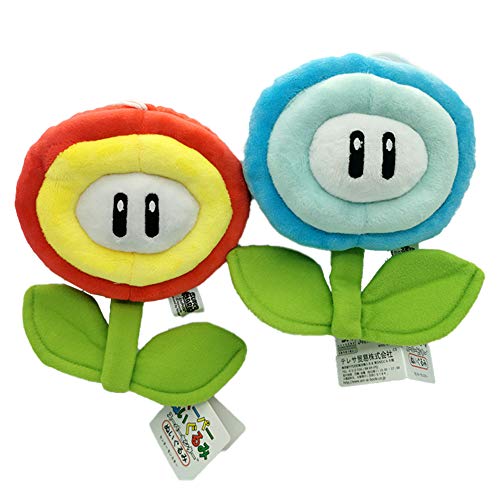 7''Plush Fire Flower & Ice Flower Plush Doll Stuffed Animal, Animal Fire Flower Plush Toy Plush Doll Children Toys Christmas New Year Gift Birthday Gift.