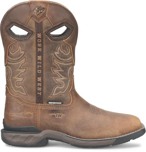 PHANTOM RIDER Wilmore Men’s Waterproof Composite Toe Work Boot 11″ Wide Square Toe2