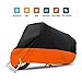 DREAMIZER Funda Scooter Impermeable,Cubierta Motocicleta con Orificio de Bloqueo para Scooter Off-Road Interior, Exterior, Polvo, Nieve, Lluvia, Protección UV-L (220x95x110cm)