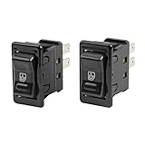 Power Window Switch Compatible with 1982-1989 Chevy Camaro Z28 IROC-Z RS Replaces# 14066564 (2Pcs)