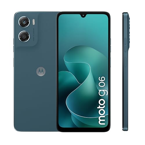 moto g06 12GB (4GB+8GB RAM Boost)/64GB color PANTONE TAPESTRY, Gran pantalla 6.88″ con sonido Dolby Atmos, Sistema de cámara con IA de 50 MP, Protección contra el agua IP64, Batería de 5100 mAh