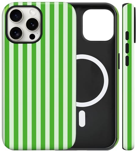 Coque iPhone 15 Plus antichoc et transparente à rayures pour femme