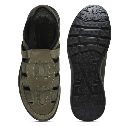 Image of Woodland Men's Leather Sandal