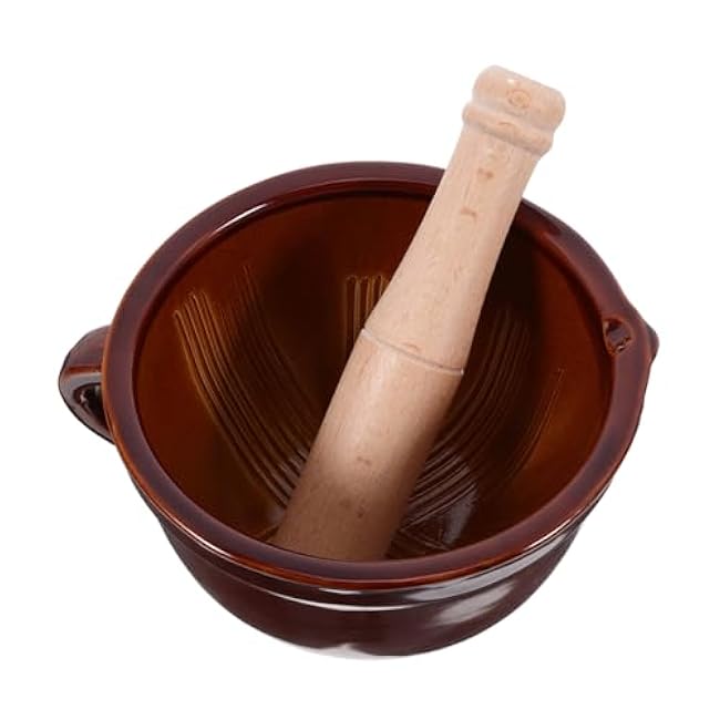 Garlic Masher Bowl Heavy Duty Manual Garlic Press Tool for Home Use Efficient Grinding of Spices and Seasonings for Cooking and Flavoring Dishes