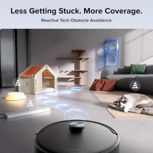 Image of roborock 2026 New Qrevo 2 Pro Robot Vacuum and Mop, 20,000Pa Suction, FlexiArm Edge Mopping, Zero-Tangle, High-Temperature Mop Self-Cleaning, Smart Obstacle Avoidance, Auto Mop Removal, Black