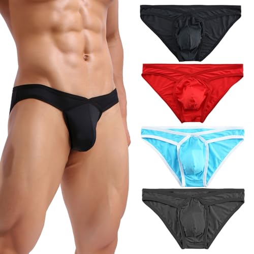 Summer Code Mens Sexy Micro Mesh Briefs Soft Breathable Bulge Pouch Underwear