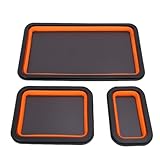 [Stockage efficace] L'ensemble de plateaux de pièces magnétiques pliables organise soigneusement les vis et les petites pièces, évitant ainsi la perte et le désordre.