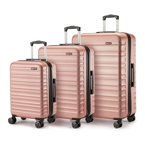 Amazon Basics Expandable Hardside Suitcase Set Cover