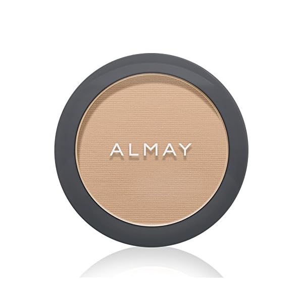 Almay Pressed Powder, Skin Tone Matching, Hypoallergenic, Frageance Free, 100 My Best Light, 0.20 Oz