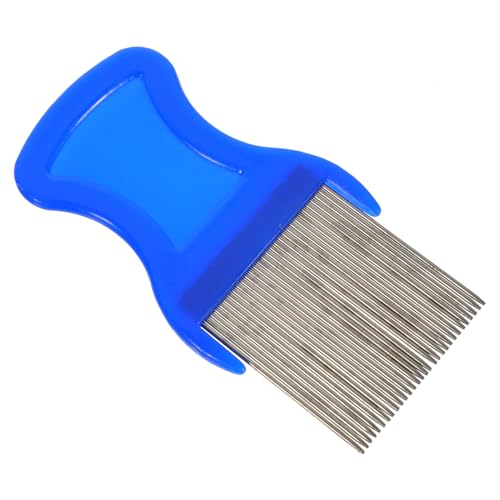 CORHAD Stainless Steel Pet Comb Hair Egg Dust Remover Easy to Use Pet Grooming Brush for Dogs Cats Random