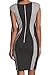 Jax Women's Scuba Mesh Sheath Dress