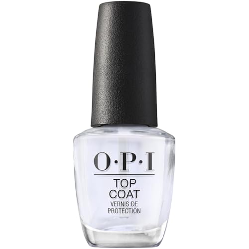 OPI Nail Lacquer Top Coat – Überlack mit Hochglanz-Finish – verlängert die Haltbarkeit von Nagellack – mit extra breitem ProWide Pinsel für einen perfekten Auftrag