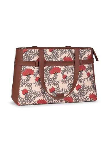 Image of ZOUK Urban Escape Bag | Stylish Vegan with Laptop Compartment, Trolley Sleeve & Anti-Theft Pocket |