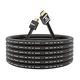 iBirdie 8K HDMI 2.1 Cable 12 Feet CL3 in Wall Rated 8K60Hz 4K120Hz eARC ARC HDCP 2.3 2.2 Ultra High Speed Compatible with Dolby Vision Roku Sony LG Samsung PS5 PS4 Xbox Series X RTX 3080 3090