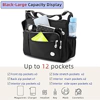 MINTEGRA Women Shoulder Handbag Roomy Multiple Pockets Bag Ladies Crossbody Purse Fashion Tote Top Handle Satchel — image 5