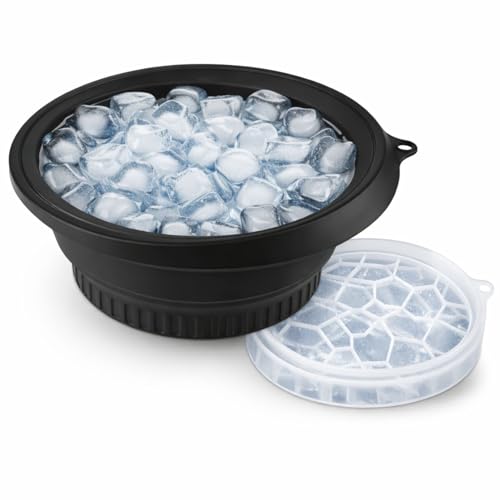 Image of UPYOG Silicone Face Ice Bowl with Built-in Ice Tray | Collapsible Facial Ice Bath Tub | Cold Plunge Bowl for Face | Skin Tightening, Puffiness & Glow Therapy at Home