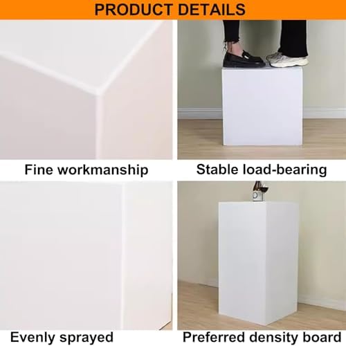 Elegant Square Pedestal Stand for Event Decor - Ideal for Weddings, Birthdays, Banquets, and Displays - Stylish Centerpiece for Parties and Celebrations