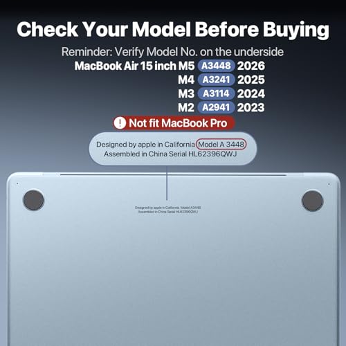 Coque rigide pour MacBook Air 15 finies les fissures avec le bouclier polycarbonate