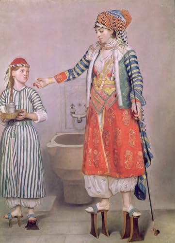 Lienzo decorativo de pintura mural Jean Étienne Liotard para inspirar tu salón de lectura