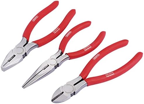 Draper Redline 67924 160 mm Pliers Set with PVC Dipped Handles (3-Piece)
