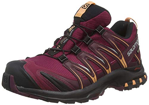 Salomon Xa Pro 3d Gore-tex, Scarpe da Trail Running Donna, Rosso Rhododendron Wine Tasting Cantaloupe, 38 2/3 EU