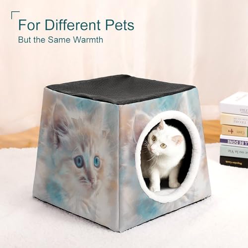 Capsule d'espace chaude pour protéger votre chat d'intérieur du froid - 8