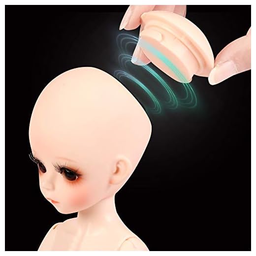 UCanaan Customized 1/6 BJD Doll 12 Inch Ball Jointed Dolls + Basic Makeup +Free to Change Eyes DIY Dolls
