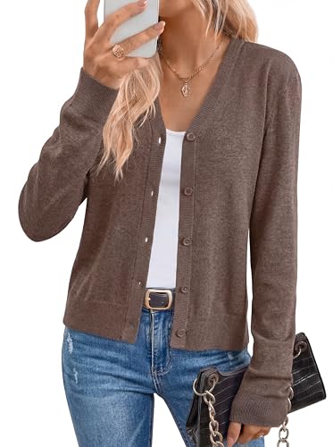 10 Best Cashmere Cardigans for Women That Elevate Any Outfit 10 Arach&Cloz Women's Wool Blend Business Casual Cardigan Sweaters Tops