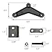 A.A Tandem Axle Trailer Double Eye Leaf Spring Suspension Hanger Kit - 2,000-7,000 lbs (Tandem Axle)