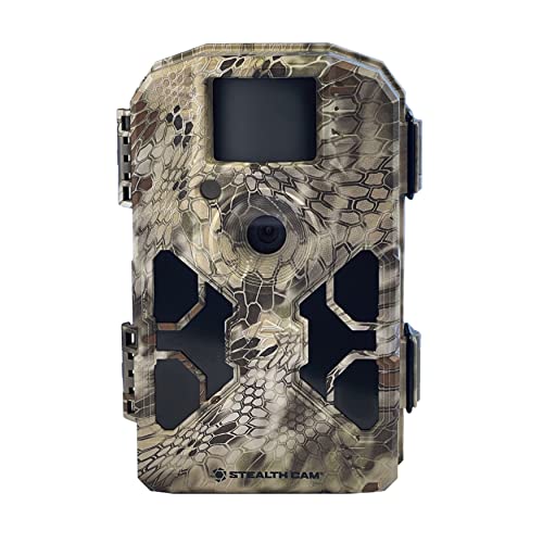 Stealth Cam 2020 G42NG 24MP Trail Cameras (4-Pack) and Memory Cards Bundle. No-Glow Flash, 100-Ft. IR Range, Kryptek Camo, HD Video (13 Items)