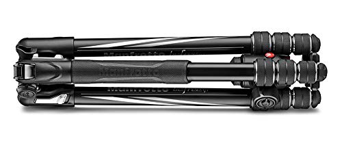 Manfrotto MKBFRTA4GT-BH Befree Advanced GT Trépied de Voyage - Fermeture Twist MLock - Rotule Ball pour Canon, Nikon, Sony, Réflex, Compact, Hybride - Charge Max 12kg - Sac inclus - Aluminium - Noir - Image 5