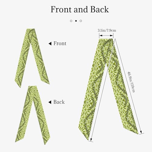 Sushi Dill Pickles Print Bandanas Scarf For Women Lightweight And Fashion Neck Head Scarves2