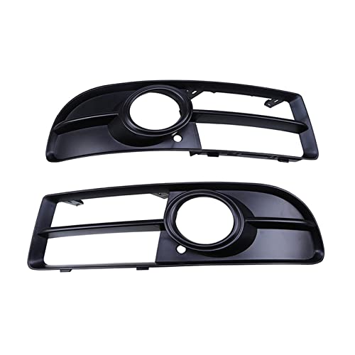 Car Fog Lights Grille Cover Auto Front Lower Bumper Racing Grills Compatible For Audi A4 S4 B7 Sedan Avant Cabrio S-Line Quattro 2005-2009