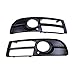 Car Fog Lights Grille Cover Auto Front Lower Bumper Racing Grills Compatible For Audi A4 S4 B7 Sedan Avant Cabrio S-Line Quattro 2005-2009