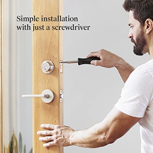 Level Lock+ Smart Lock With Apple Home Keys - Smart Deadbolt For Keyless Entry Plus Key Card Or App, Bluetooth Enabled Lock Works With Apple Homekit, Matte Black #TOP4