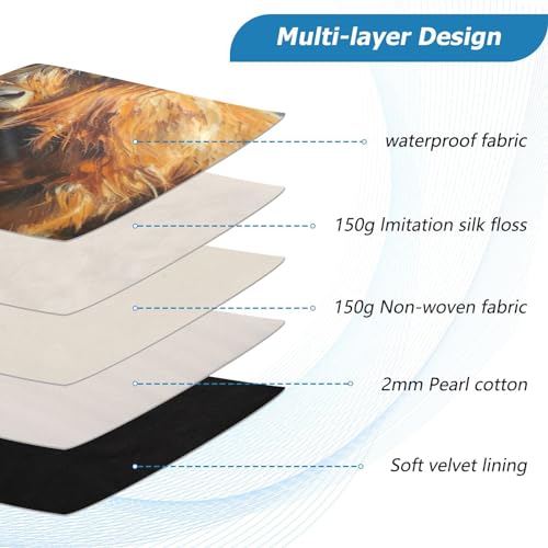 Funda para laptop 13-14 pulgadas impermeable con patrón miniatura 4