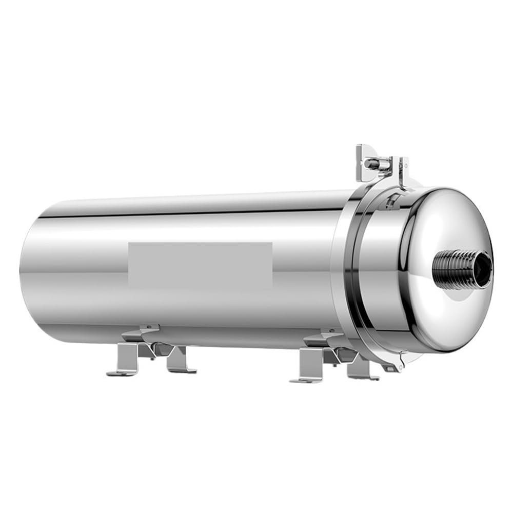 Whole House High Flow Water Filter System 5000L-8000L Stainless Steel Mineral Water Filter Reusable PVDF(Gift)